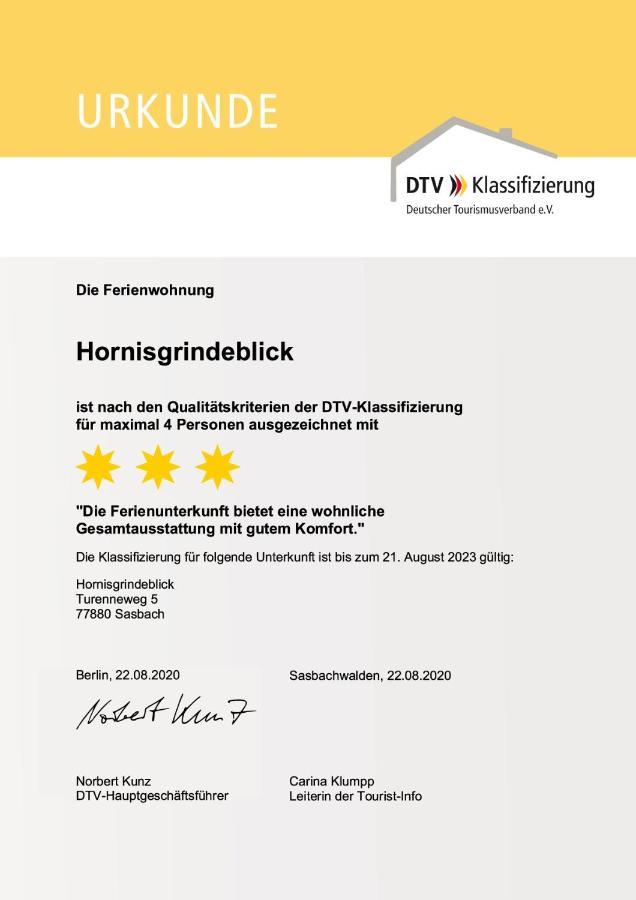 Ferienwohnung Hornisgrindeblick Obersasbach Eksteriør bilde